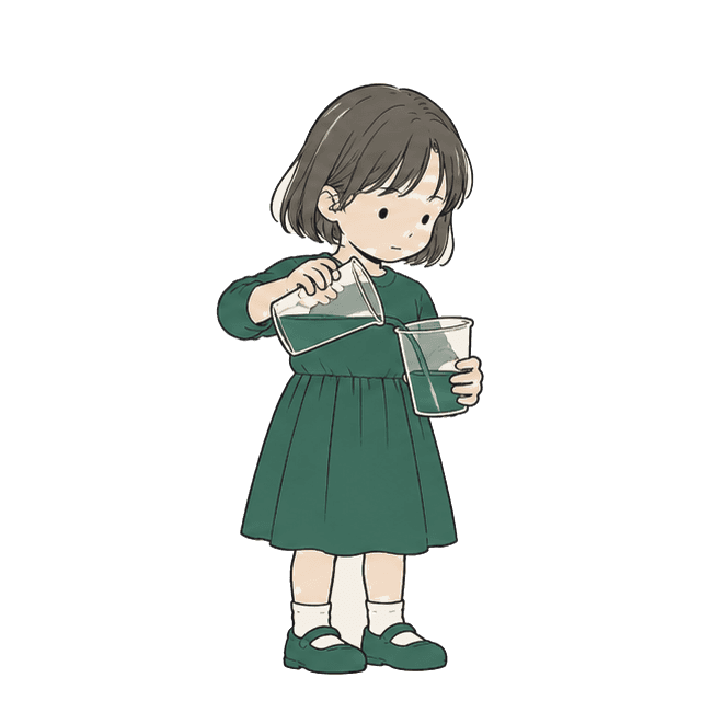 実験家のイラスト